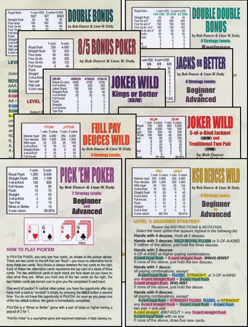 What are the most valuable Video Poker cards?