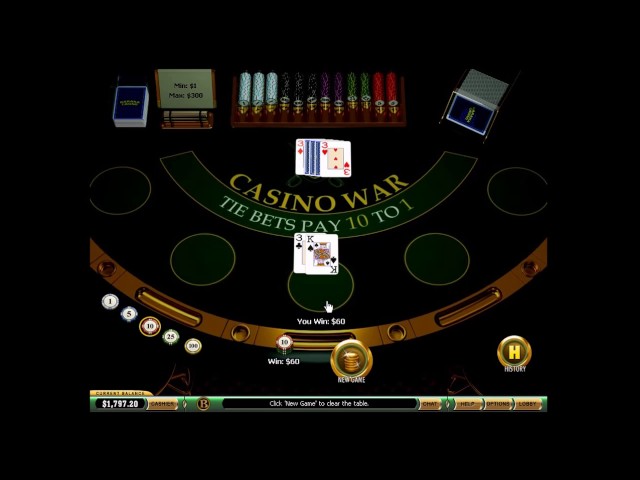 What's the Secret Sauce to Winning Casino War?