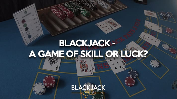 Is blackjack a game of chance?