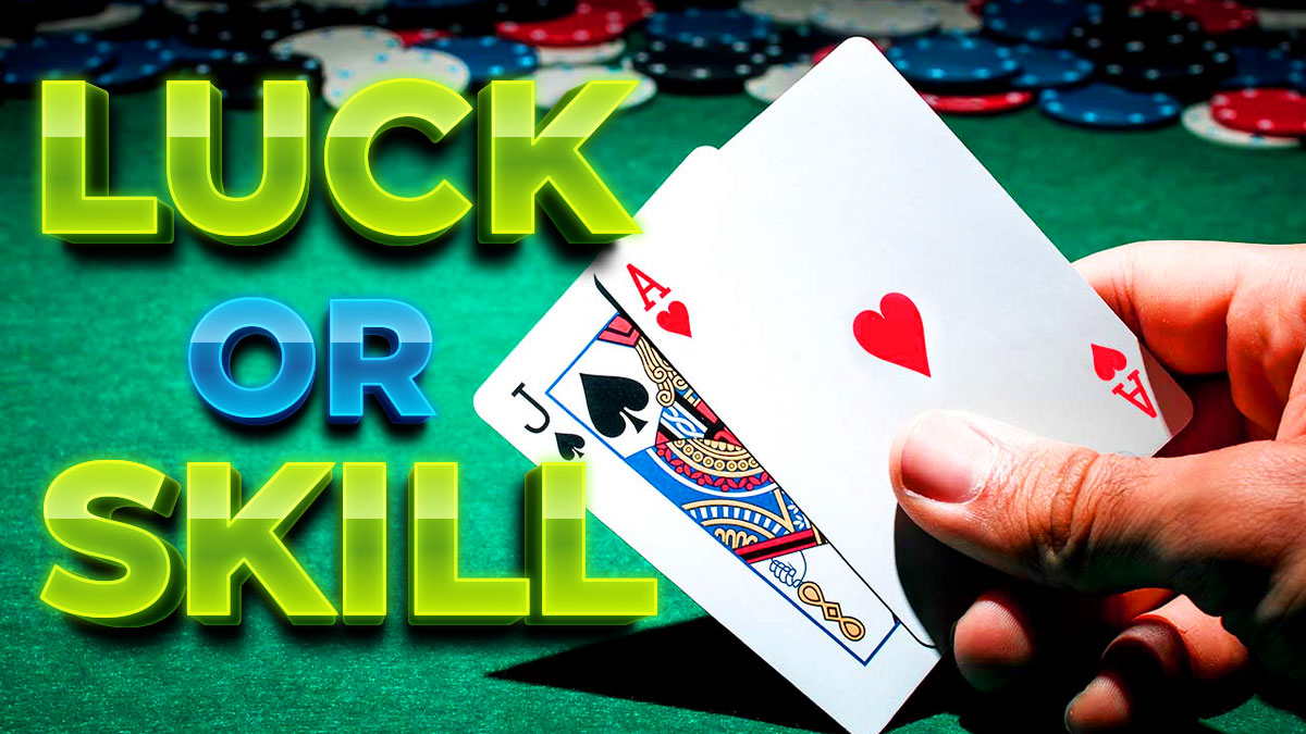Is blackjack a game of luck?