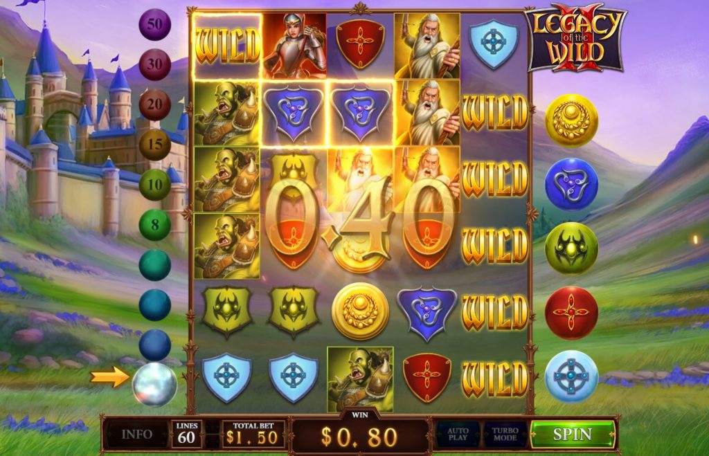 What are random features in video slots?