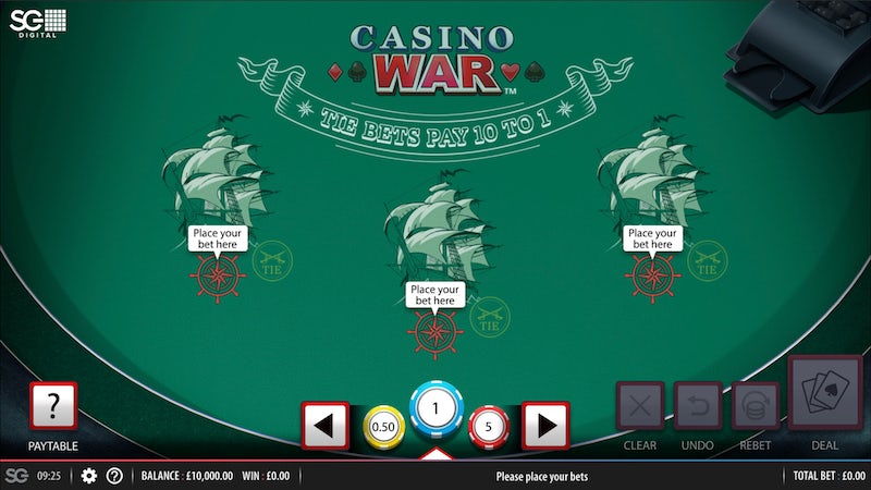 Is There a Winning Streak in Casino War?